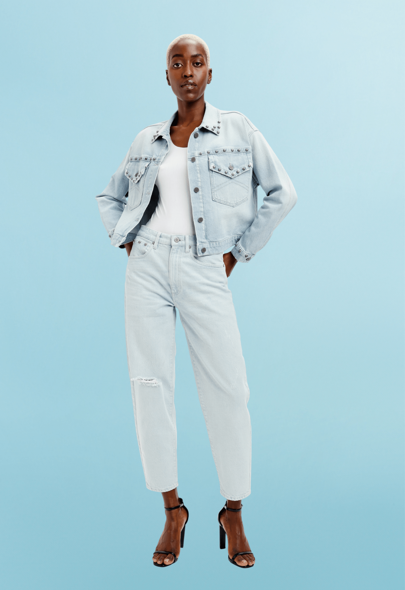 Studded Trucker Jacket - Oak & Acorn ~ Only for the Rebelles