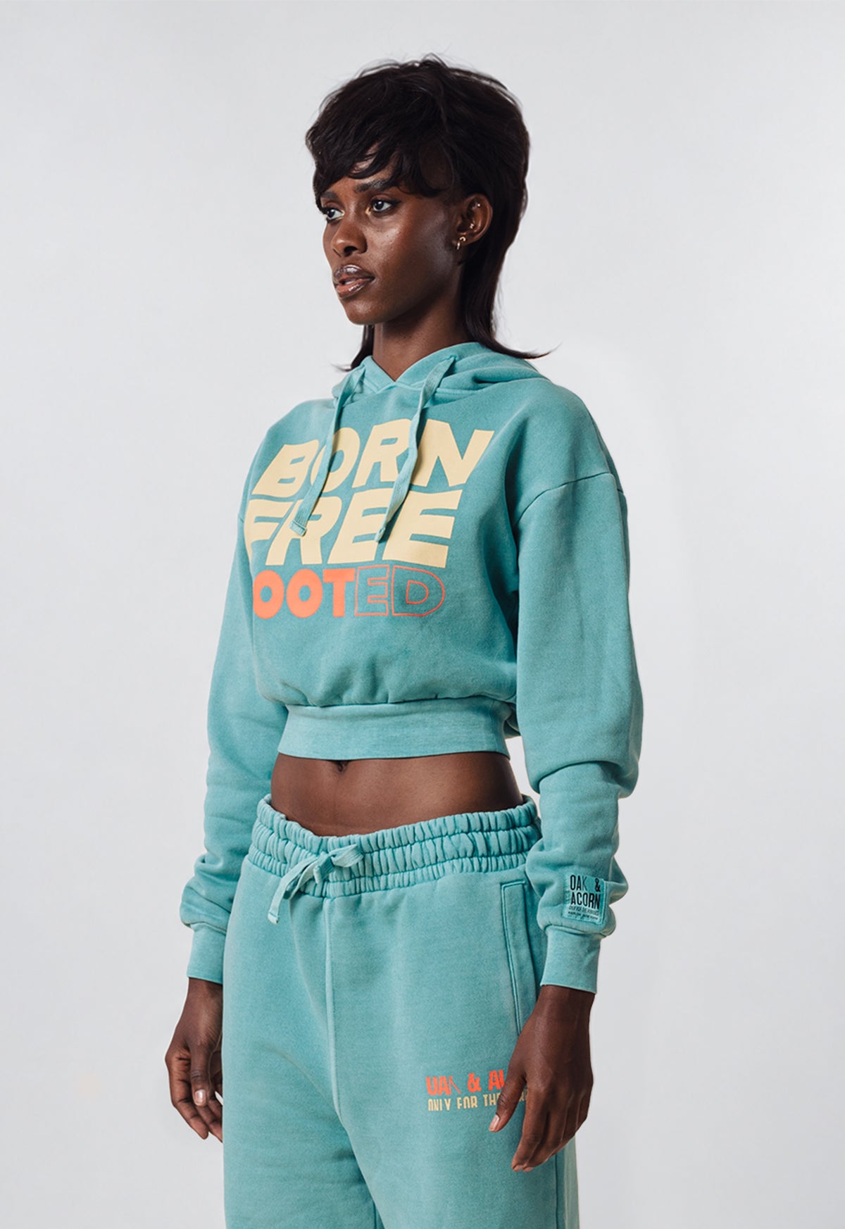 BORN FREE Cropped Hoodie
