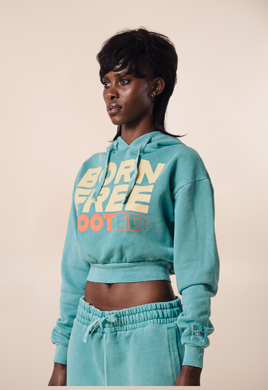BORN FREE Cropped Hoodie