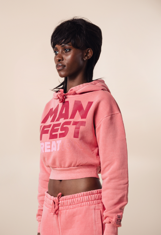 MANIFEST Cropped Hoodie