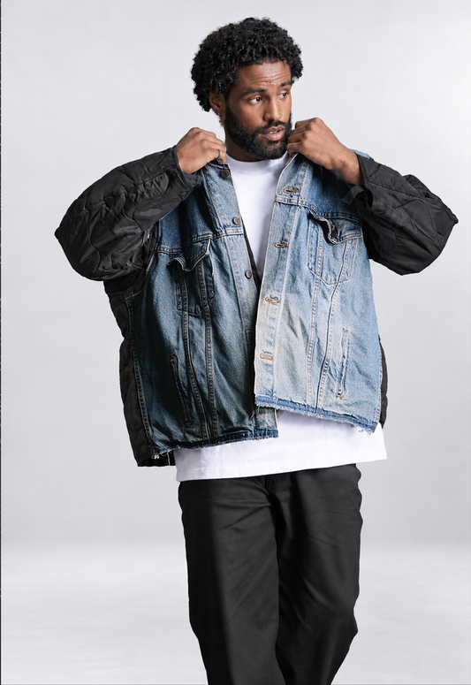 Reborn Quilted Bomber