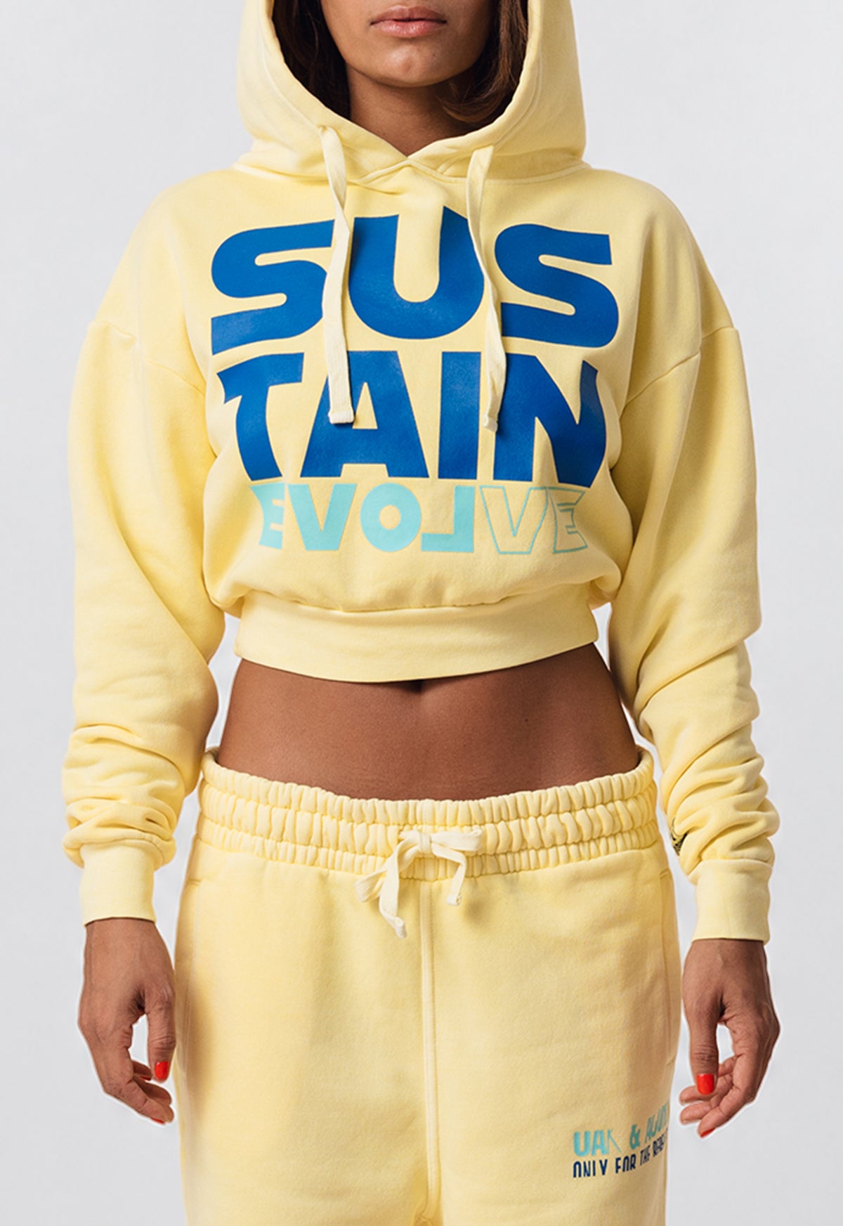 SUSTAIN Cropped Hoodie