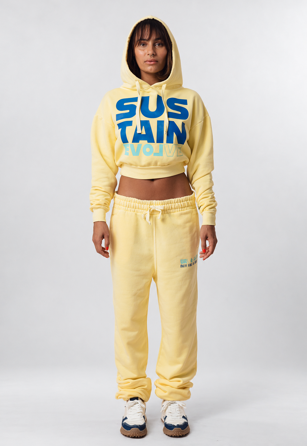 SUSTAIN Cropped Hoodie