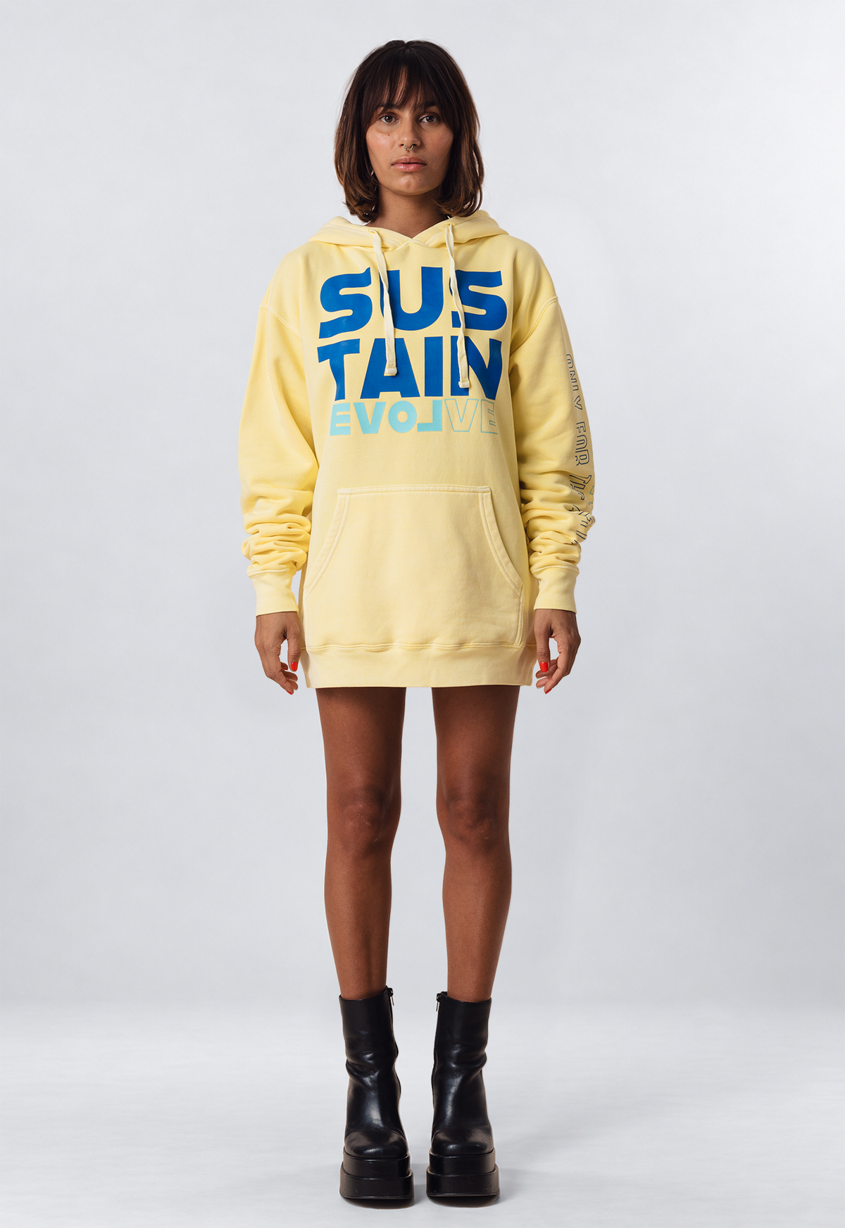 SUSTAIN EVOLVE Statement Hoodie