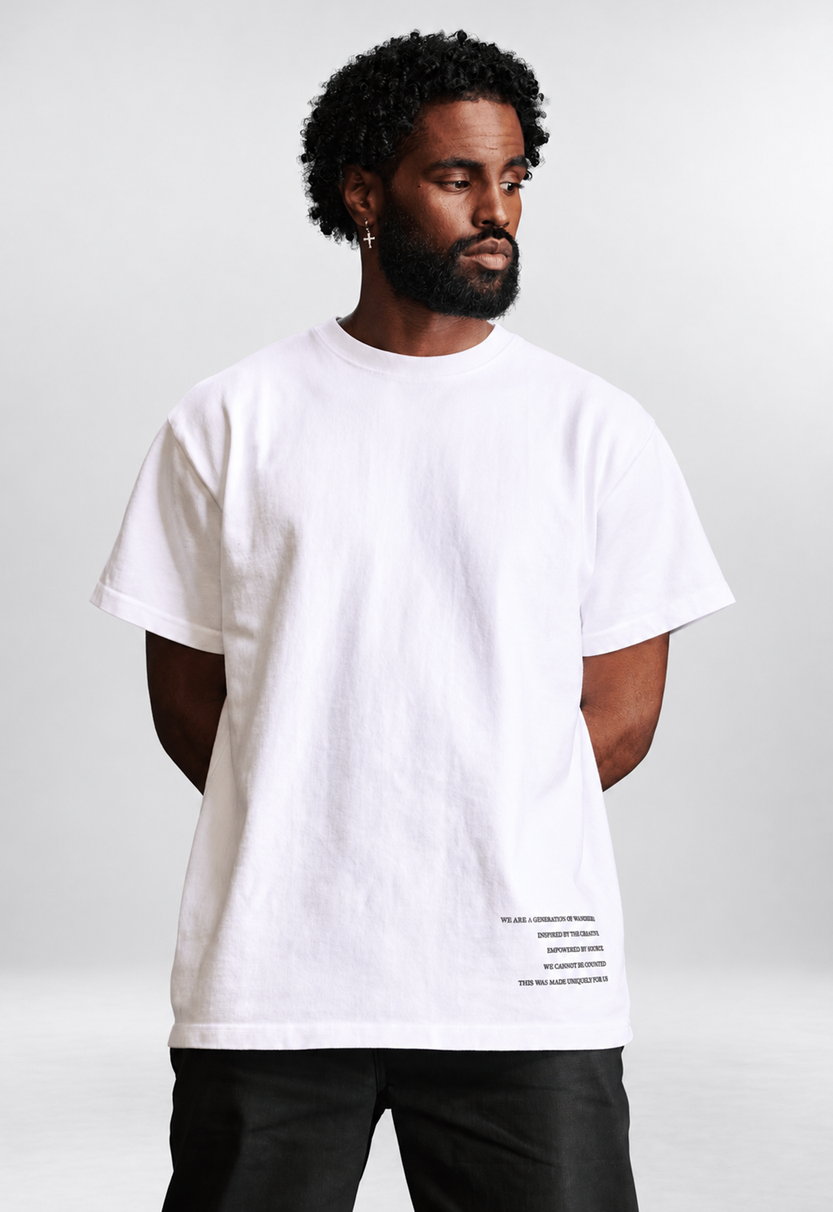 'The Artist Statement' Heavy Weight Tee