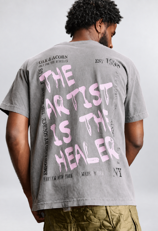 'The Artist is the Healer' Oversized Tee