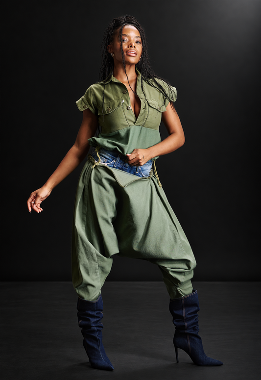 Army Wanderer Harem Pant