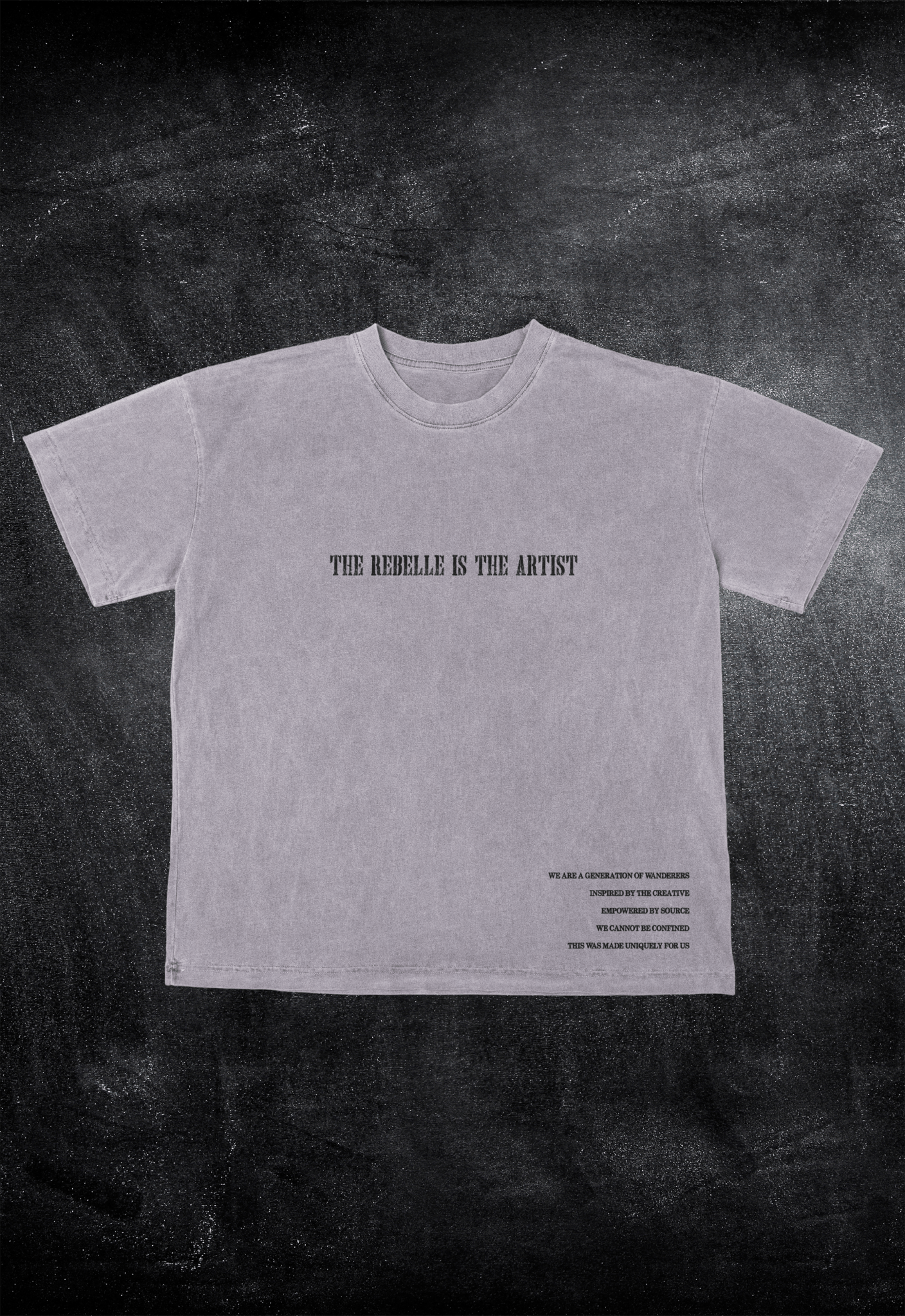 'The Artist is the Healer' Oversized Tee - Oak & Acorn ~ Only for the Rebelles