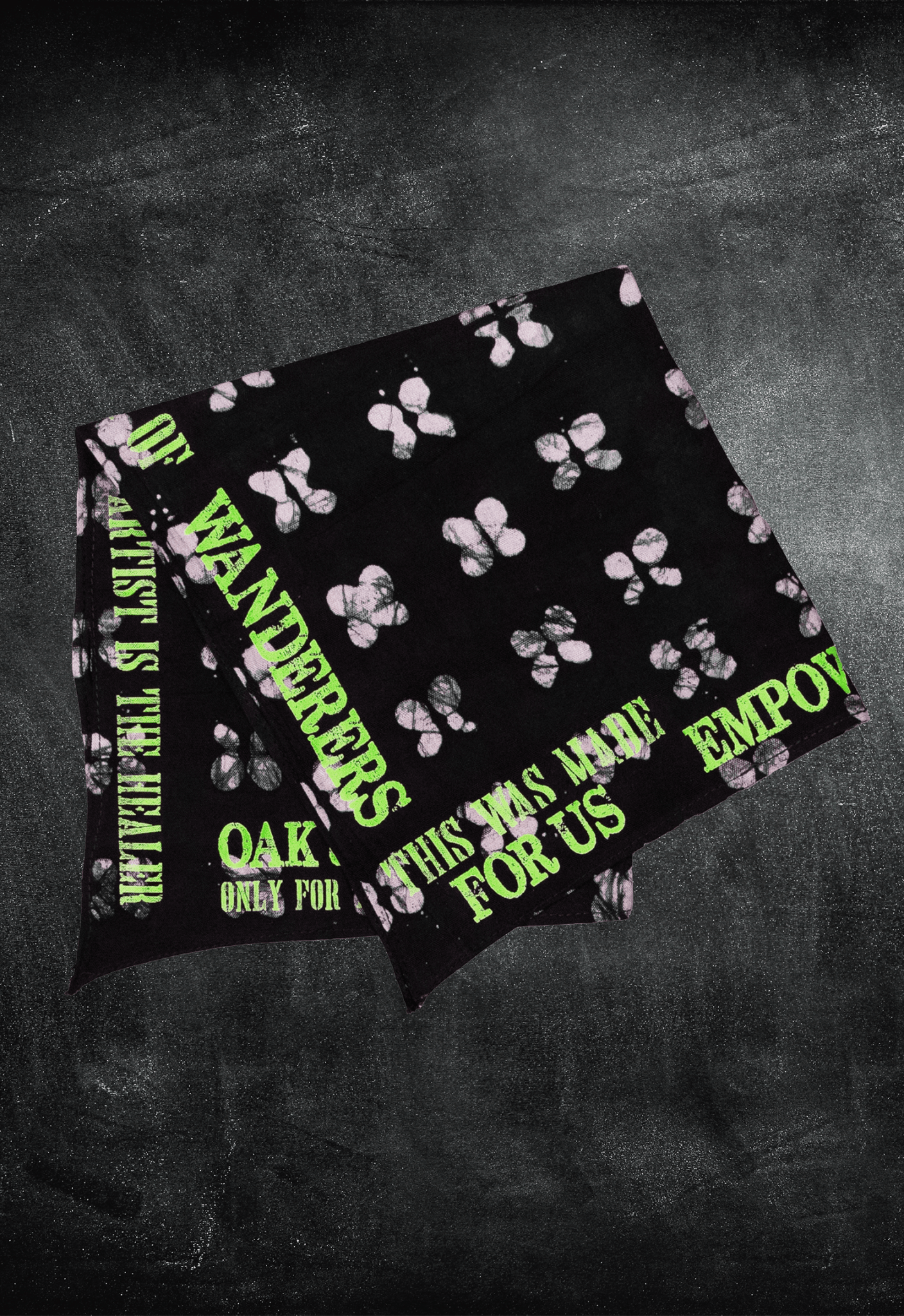 'The Artist Statement' Bandana - Oak & Acorn ~ Only for the Rebelles